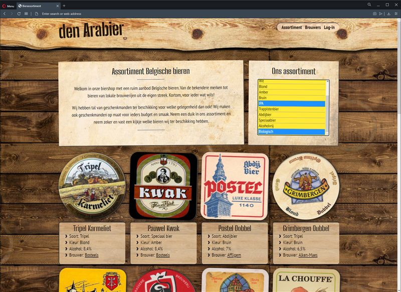 Bierwinkel website