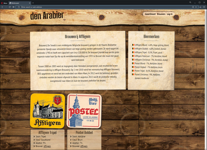 Bierwinkel website