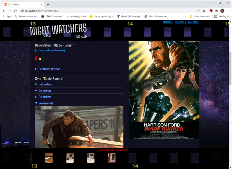 DVDclub website